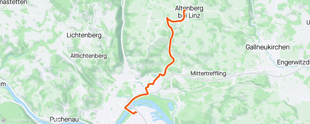 Map of the activity, KiGa Commute, leicht angenieselt