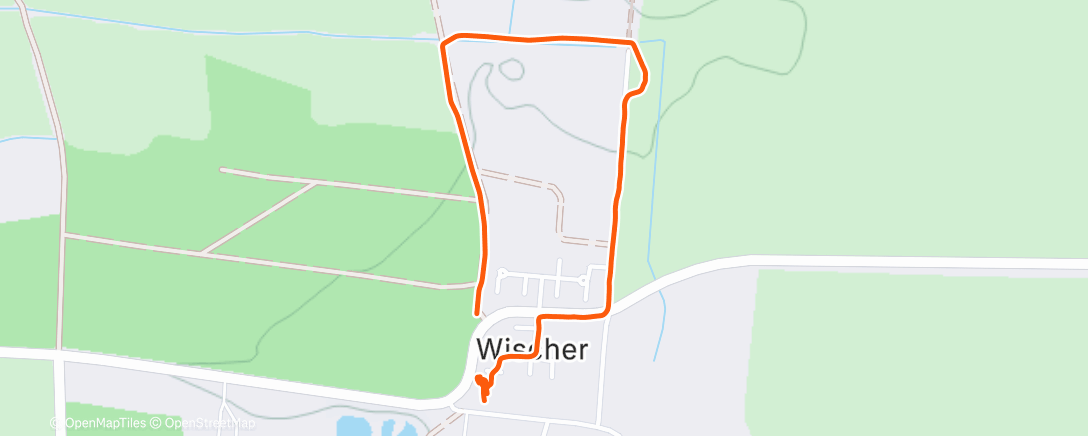 Map of the activity, Spaziergang am Nachmittag