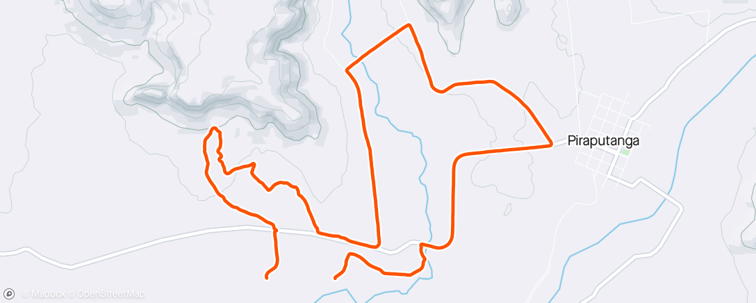 Map of the activity, Circuito MTB Piraputanga