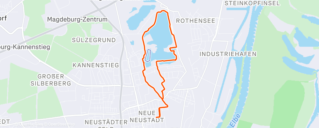 Карта физической активности (Schöne Morgenrunde 🥶)