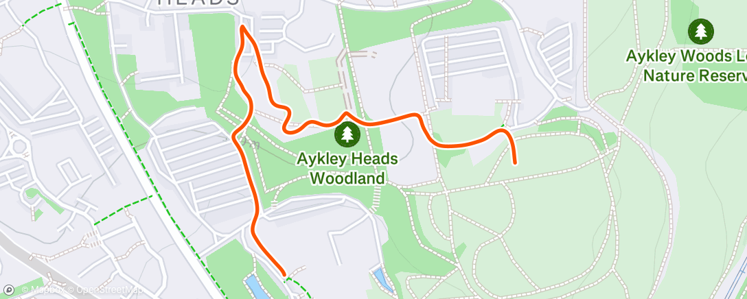 Map of the activity, WU