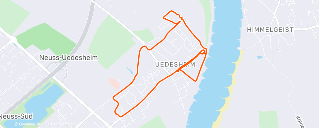 Карта физической активности (Spaziergang am Nachmittag)