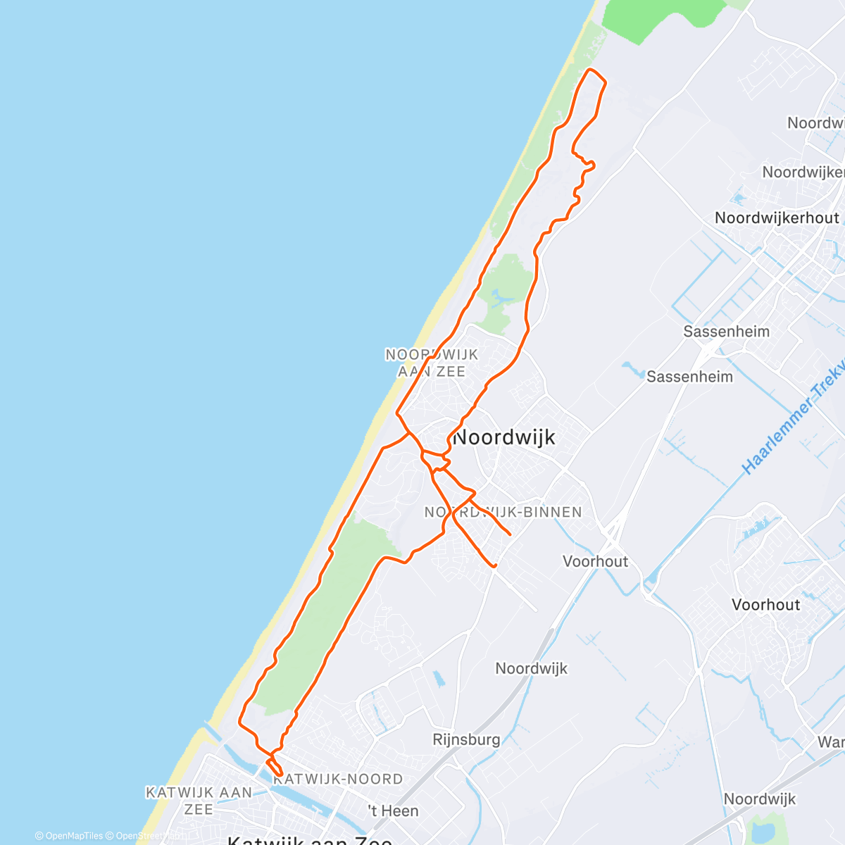 Map of the activity, Ontspannen rondje op cx
