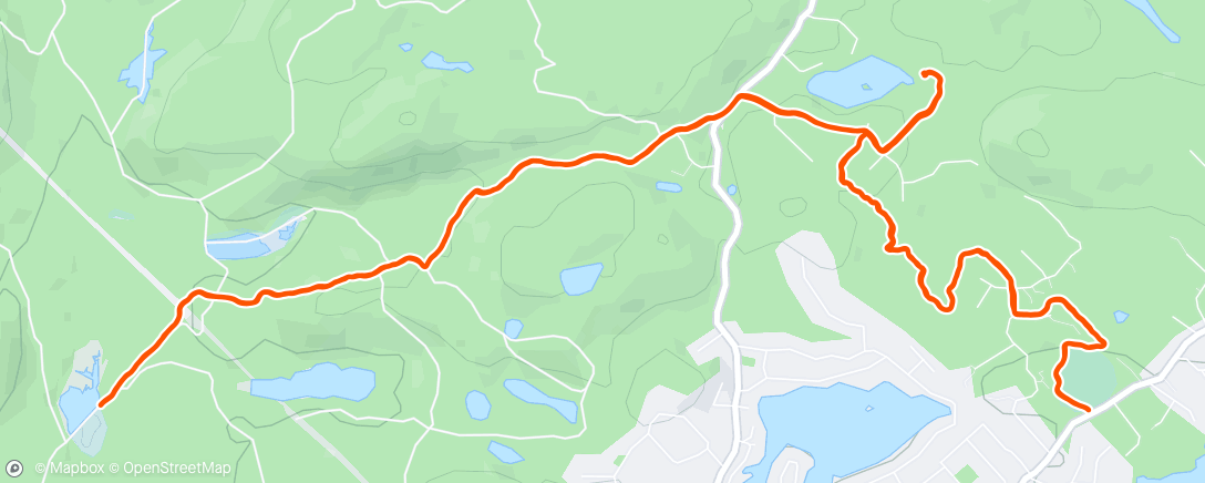 Mapa da atividade, La trail classique avec 🐺 et aller au lac au castor 🦫 avec ma blonde