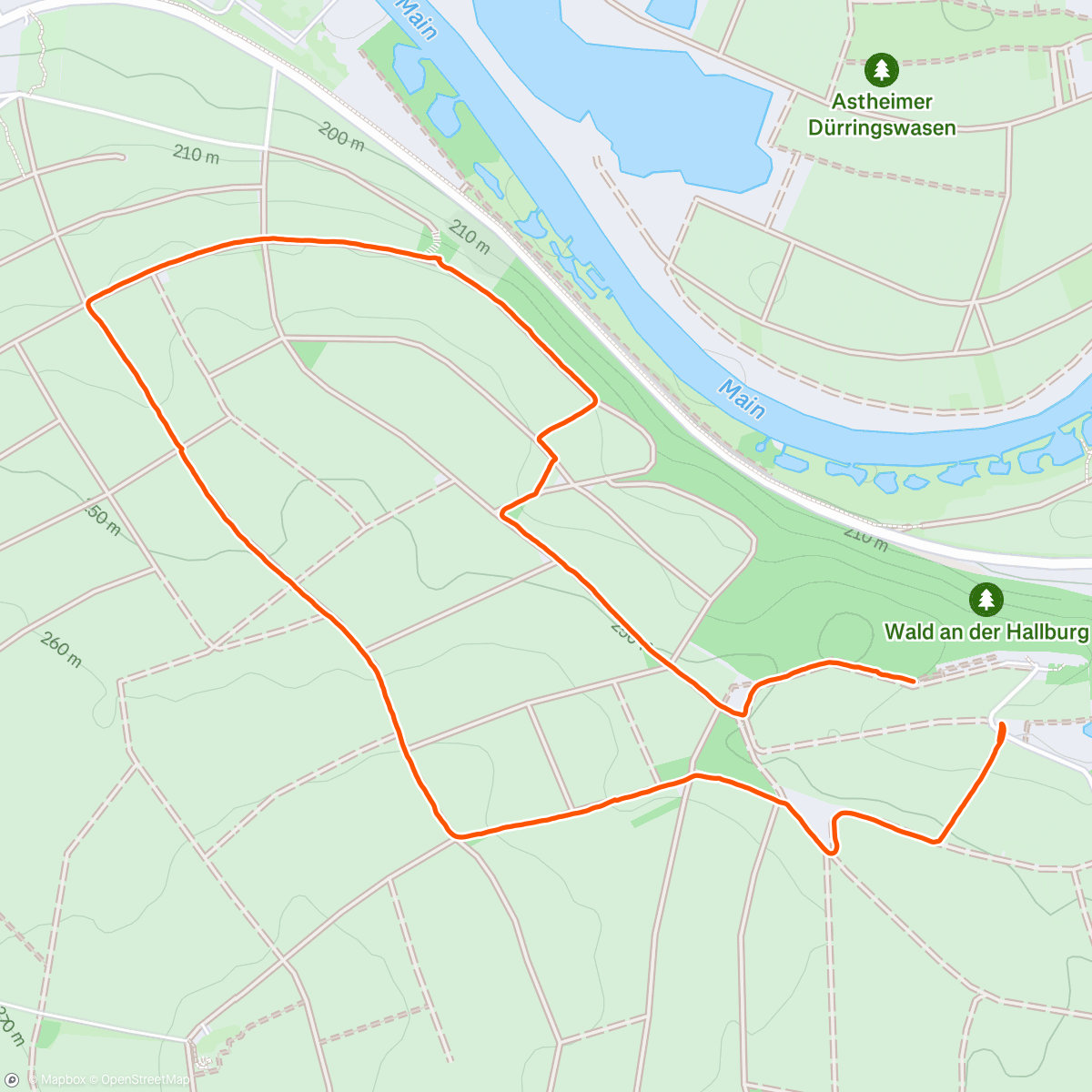 Map of the activity, Hallburch 2.0 mit Timo und Bessi