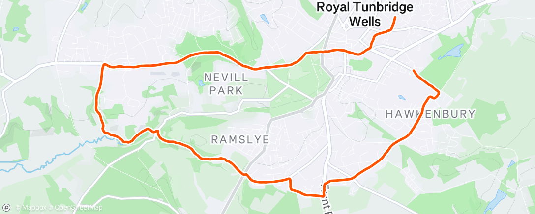 Map of the activity, 14K 🏃🏻‍♂️ with Freya & Isis & 🐶