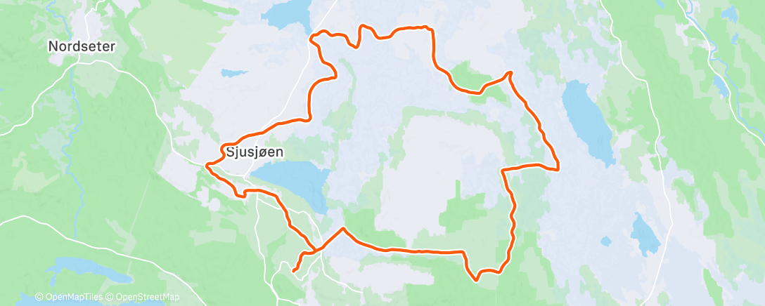 Map of the activity, Skøytetur med Karoline