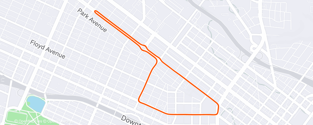 Map of the activity, Zwift - The Fan Flats in Richmond - Activation très light, 7x20s FTP