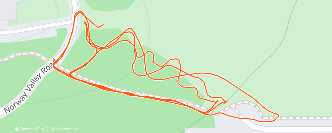 Map of the activity, A few more snowboard runs down the sledding hill. I think I’m ready for the real thing at Buck Hill or Welch Village soon