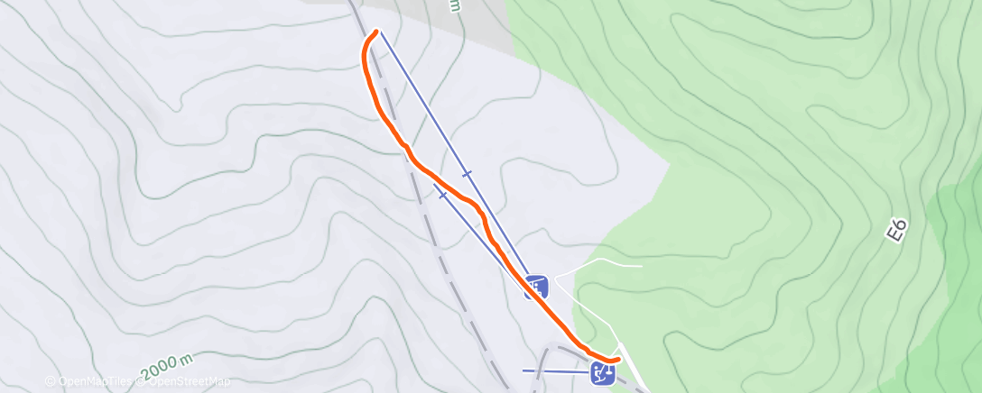 Карта физической активности (Afternoon Alpine Ski)