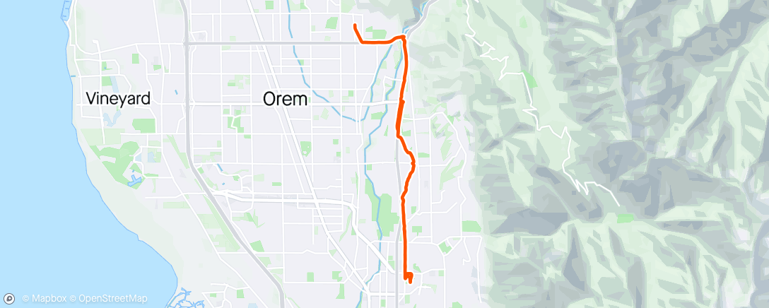 Mapa de la actividad (Morning Trail Run)