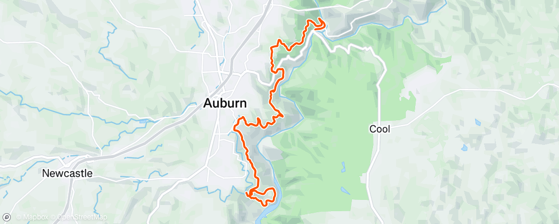 Peta aktivitas, Morning Run