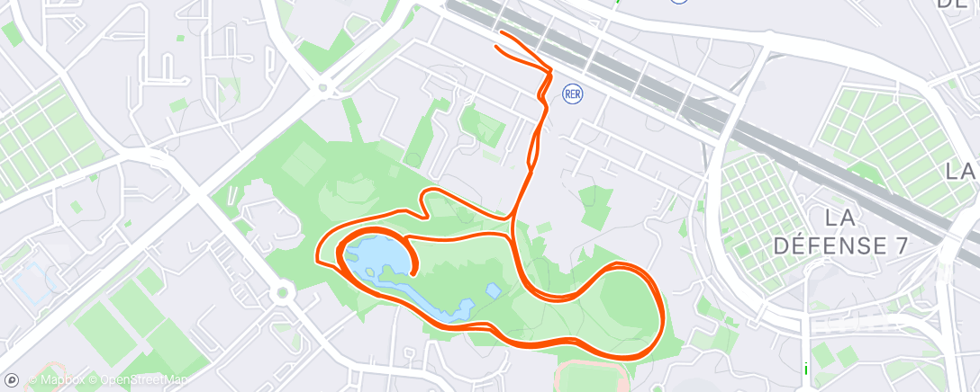 Map of the activity, Entraînement CAP GROUPAMA sous le déluge 🌬️🌧️