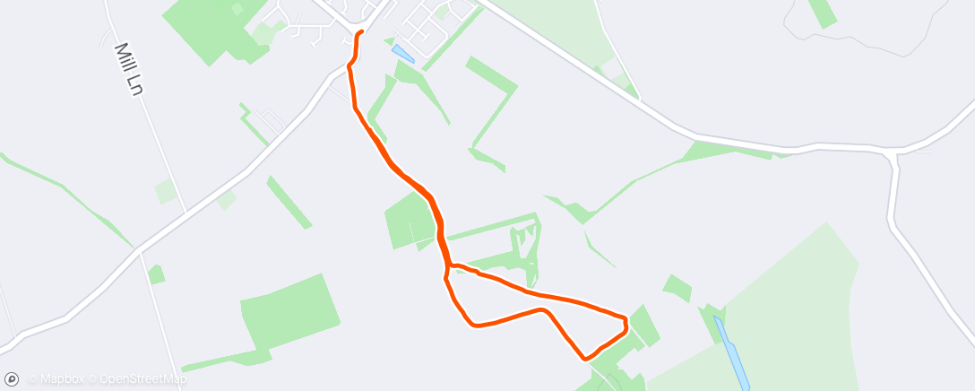 Map of the activity, First run in 15 weeks @ 6 weeks post C-section