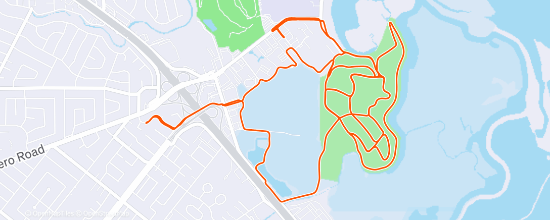 Map of the activity, Easy Byxbee