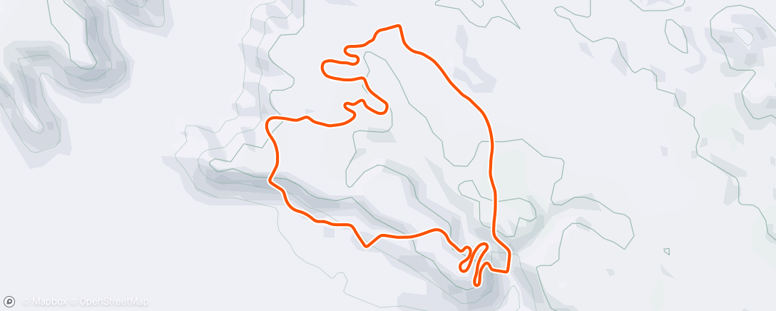 Map of the activity, MyWhoosh - Nabatean Trail
