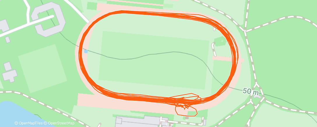Map of the activity, Heathside track