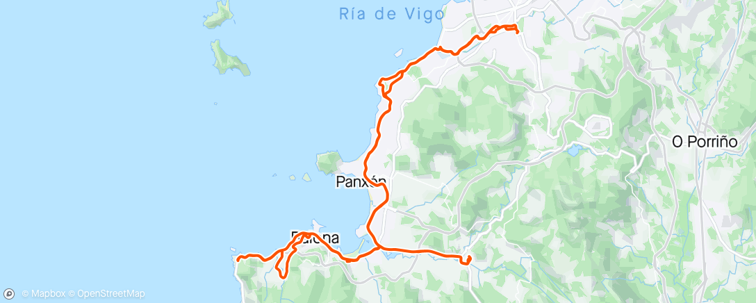 Mapa de la actividad (Bicicleta por la mañana)