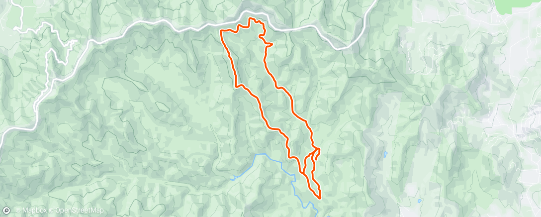 Map of the activity, Trace Ridge