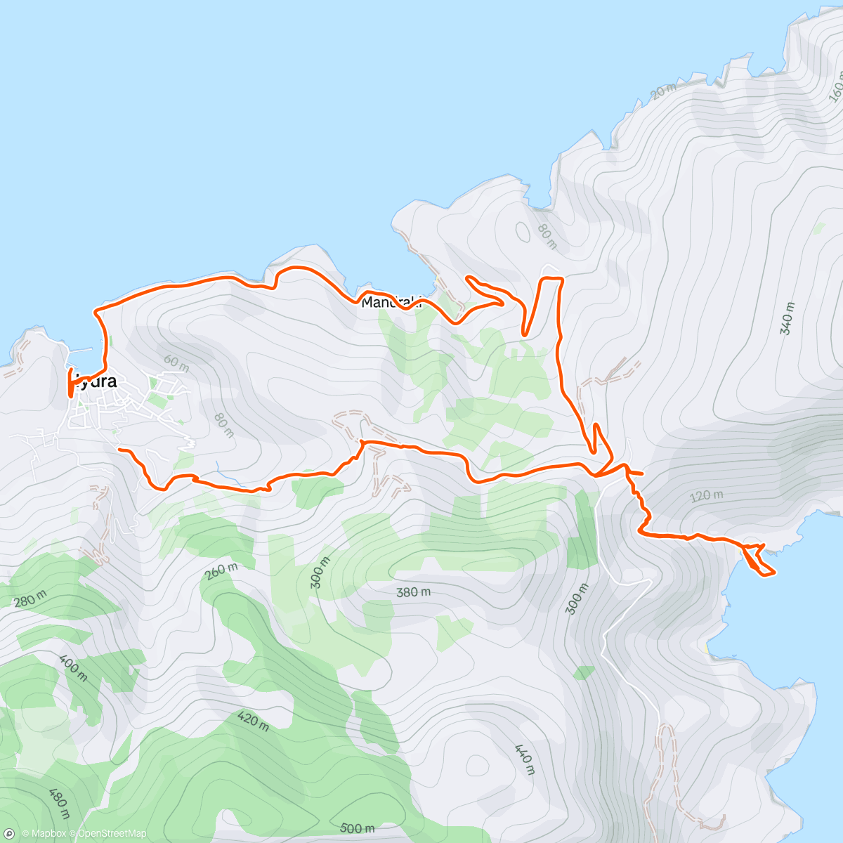 Map of the activity, Best beach of the holiday