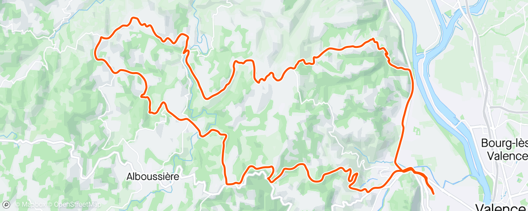Map of the activity, Route avec François