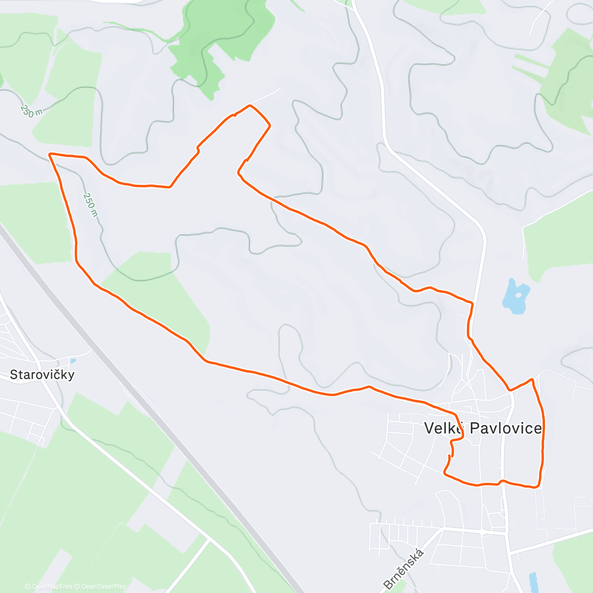 Map of the activity, Musel jsem ten oběd trochu promíchat 🙂