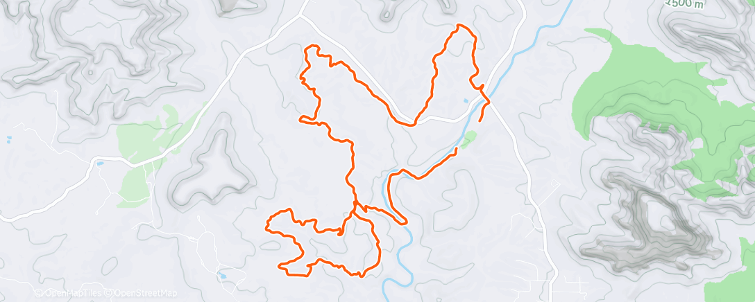 Map of the activity, Morning Ride