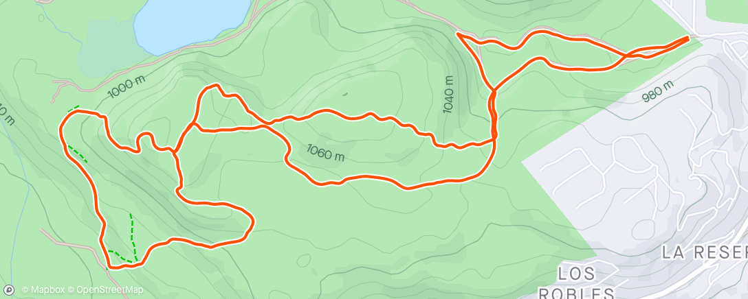 Mapa da atividade, Lunch Run - Rosales