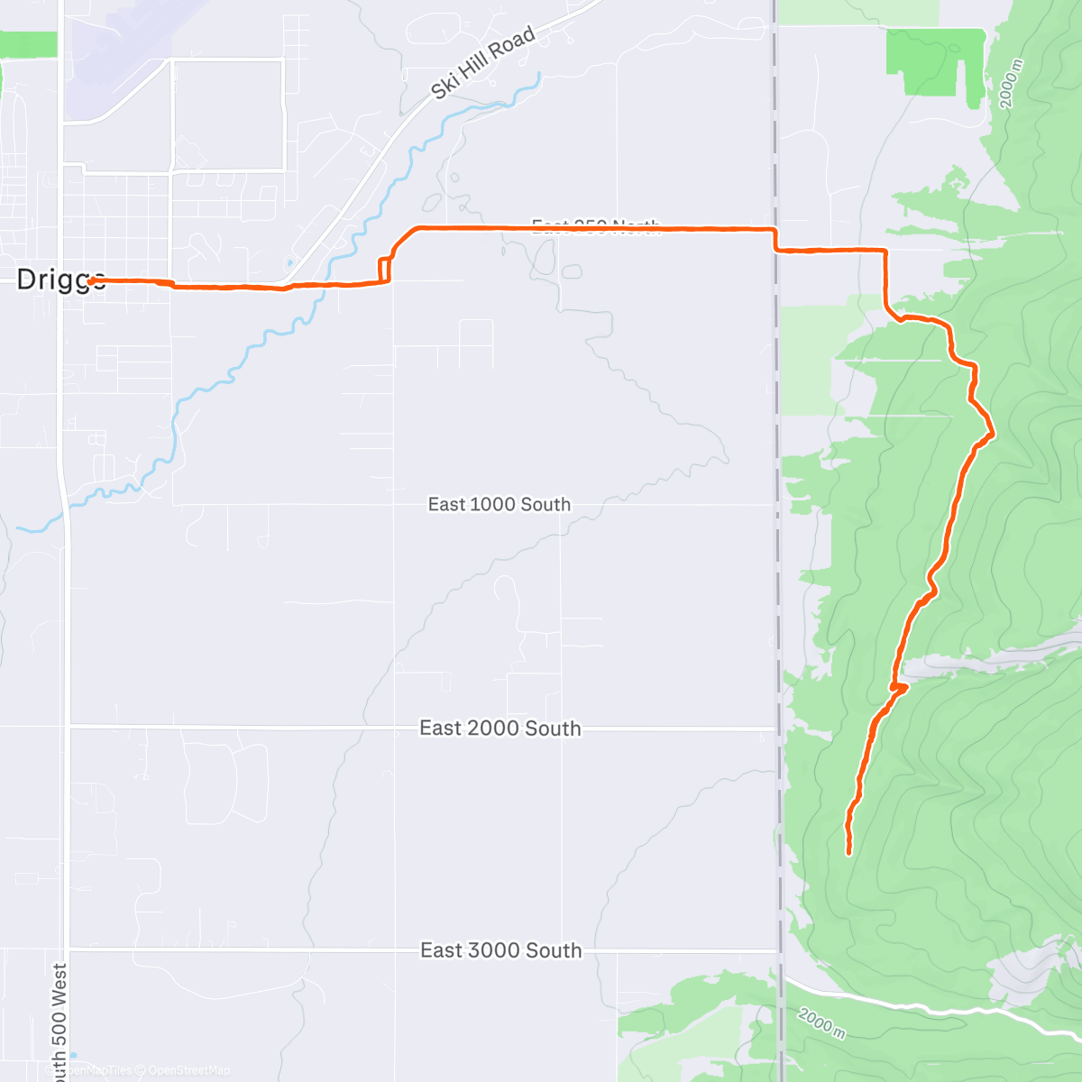 Map of the activity, Derfin’ USA