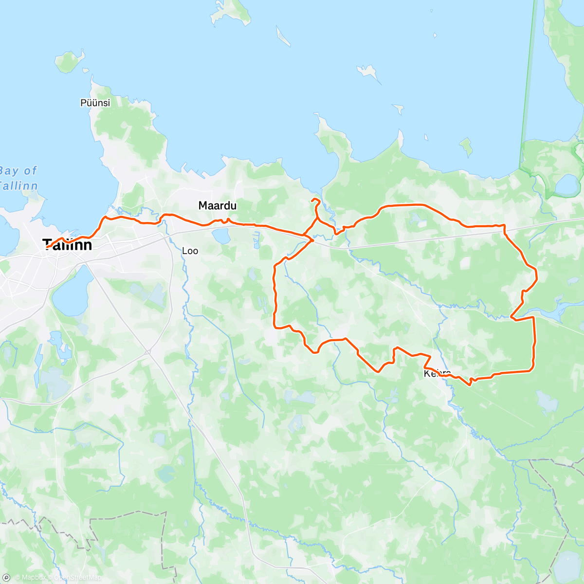 Map of the activity, Traditsiooniline jõulusõit 🎅 🎄 🚴