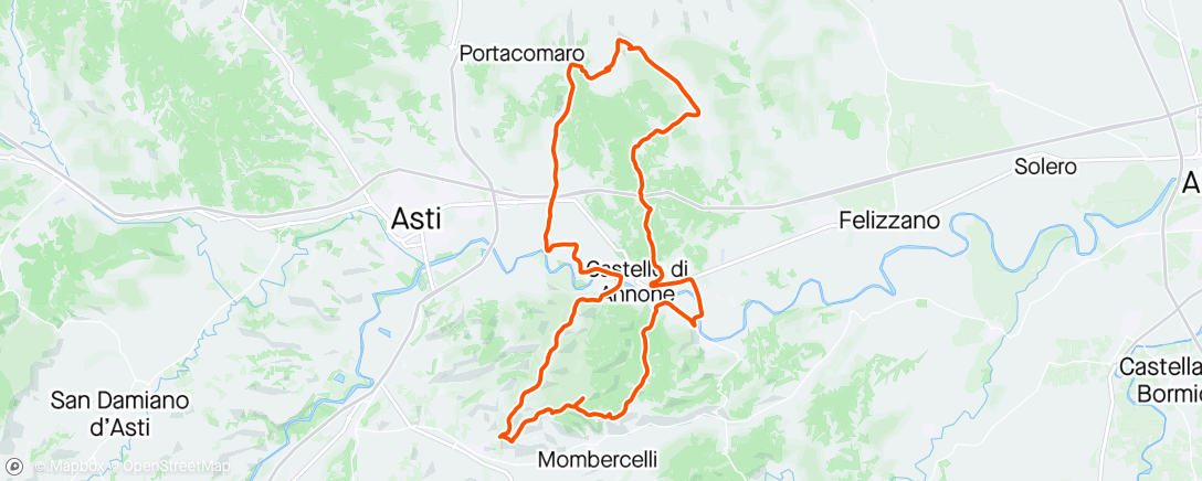 Map of the activity, Castagnole Monferrato