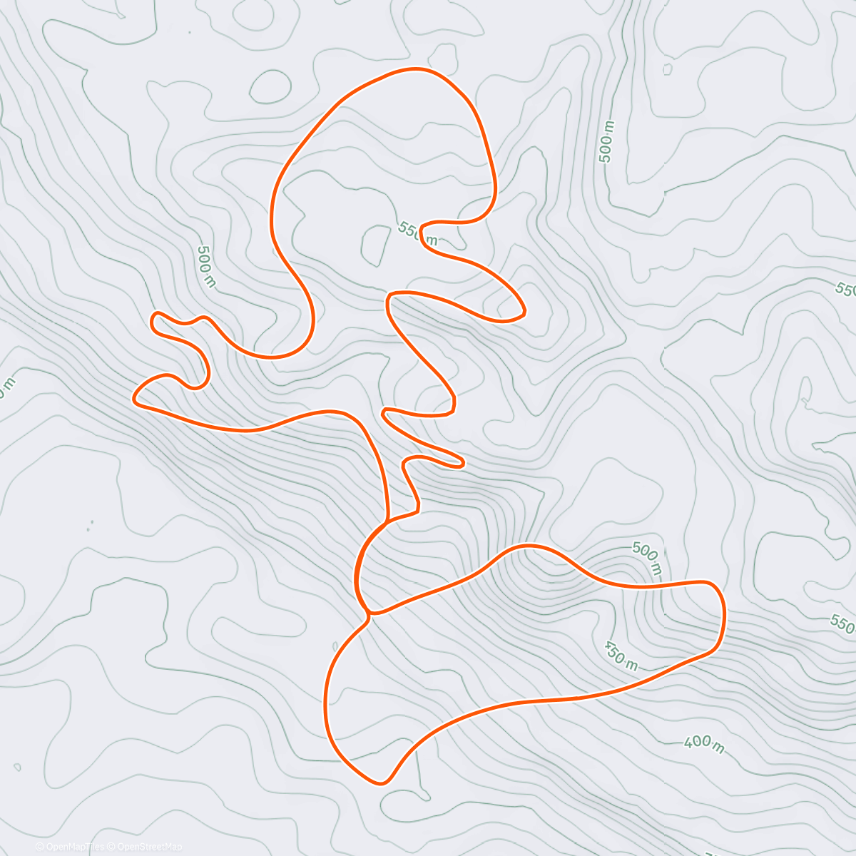 Map of the activity, TrainingPeaks Virtual - Reindeer Games Reverse