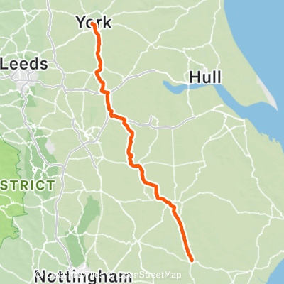 PT2 Sleaford 2 York | 85.0 mi Cycling Route on Strava