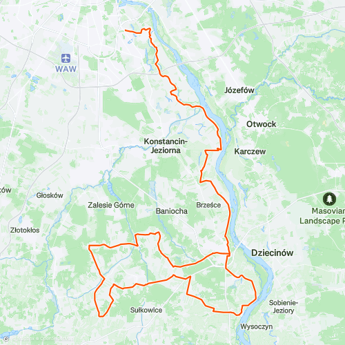 Na piątek | 133.7 km Road Cycling Route on Strava