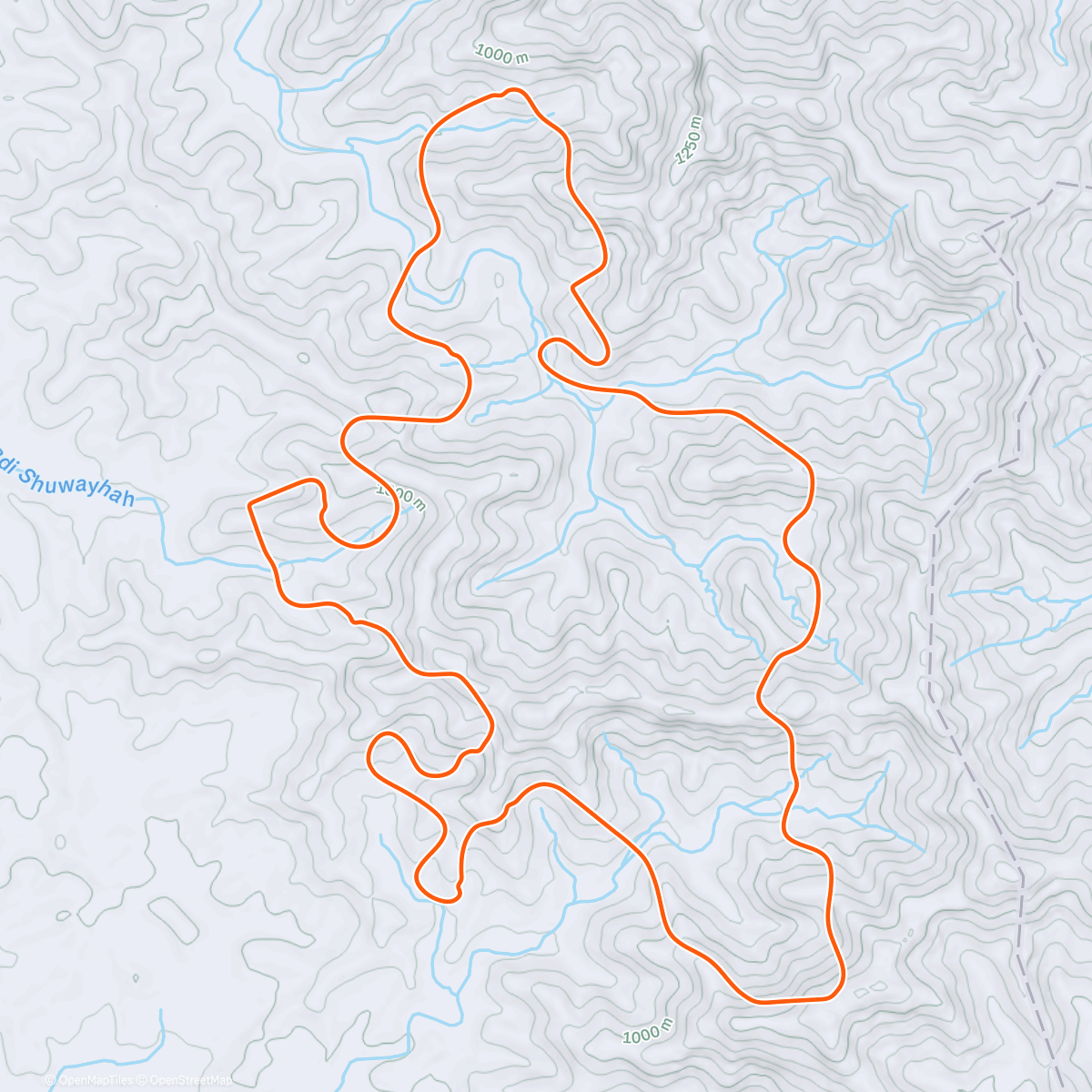 Map of the activity, MyWhoosh 500 #3