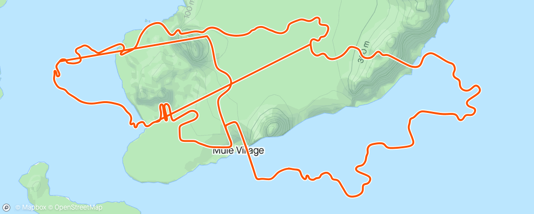 Map of the activity, Sunday in Watopia