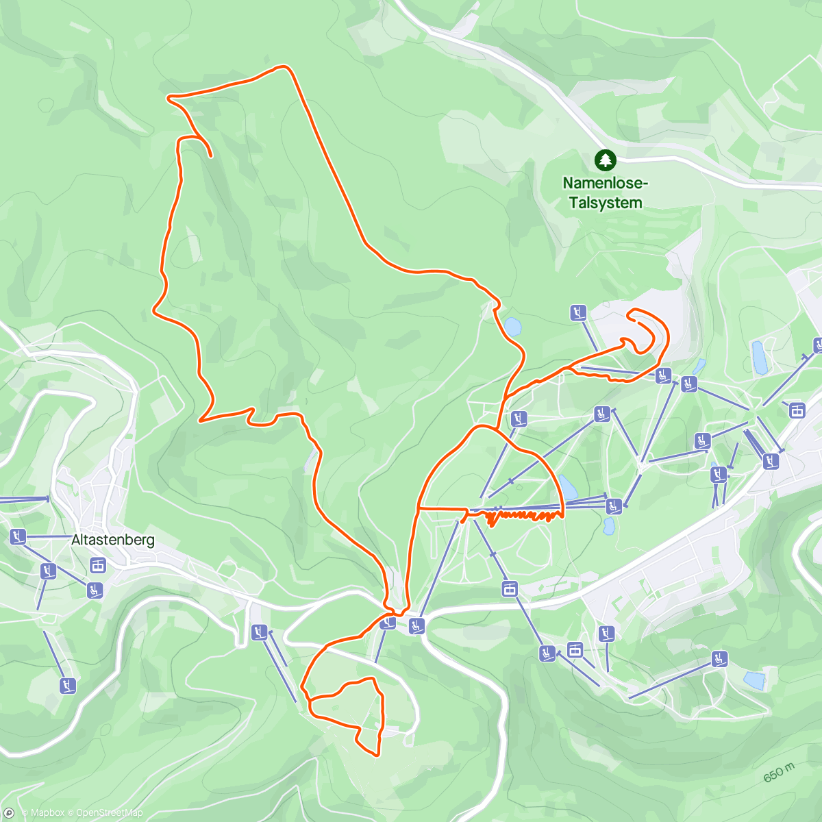 Mapa da atividade, Finale op de dikke banden