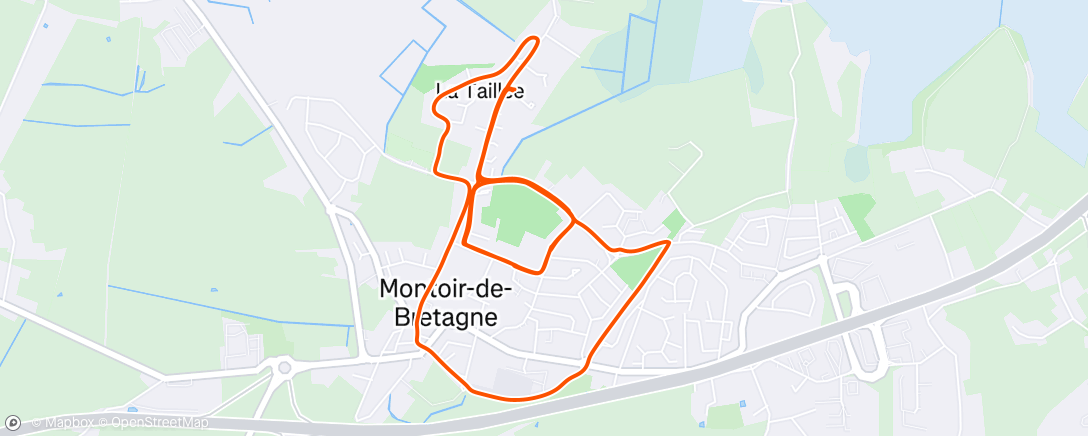 Map of the activity, 45' dont 12×30"/30"