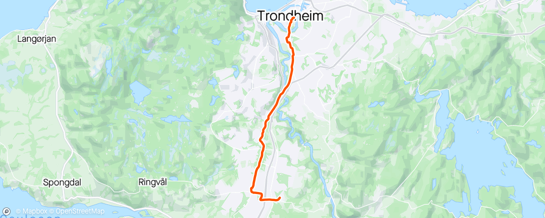 Map of the activity, Intervall til Heimdal
