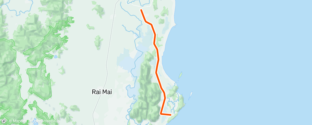 Map of the activity, Morning Ride