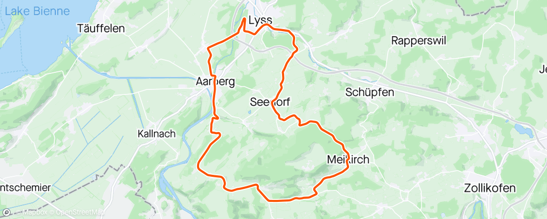Mapa de la actividad (Berner Rundfahrt (with heavy cramps))