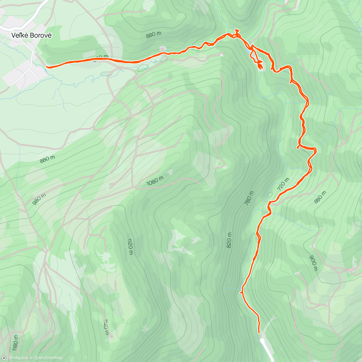 Map of the activity, Morning Hike vol. 2