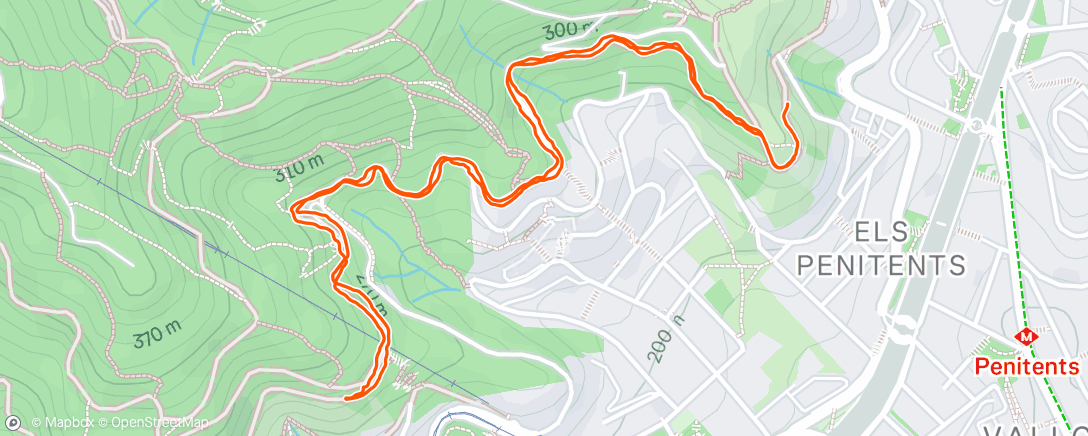 Map of the activity, Passejada amb en Lluc