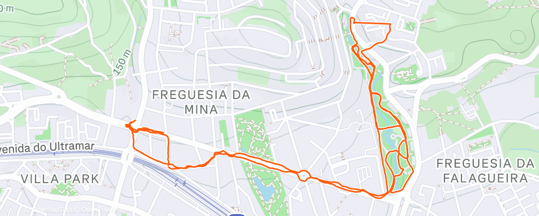 Mapa de la actividad (Afternoon Walk)