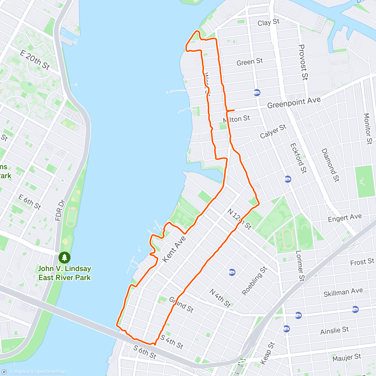 Map of the activity, “Just Chillin”