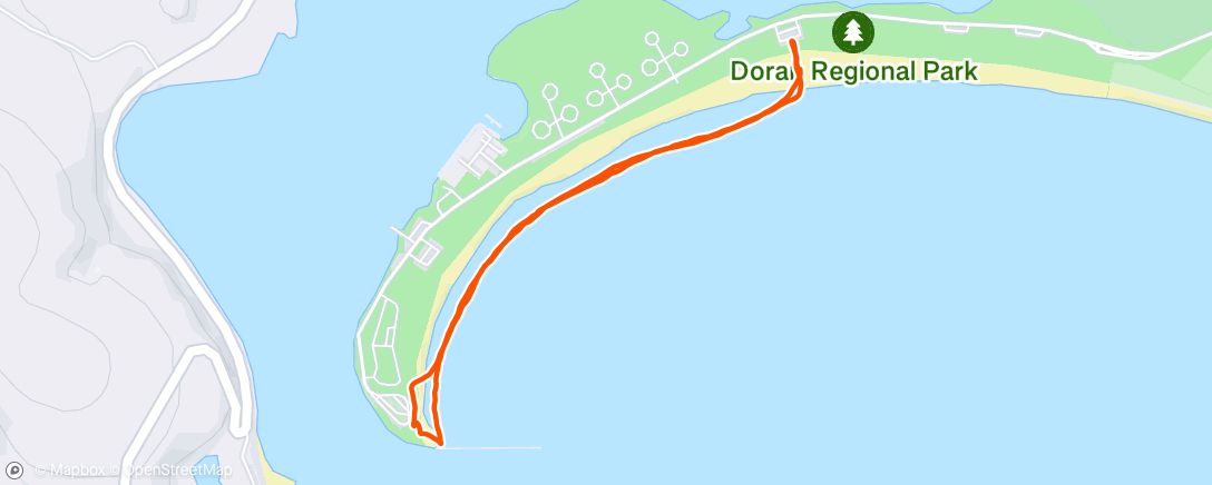 Map of the activity, Beachy