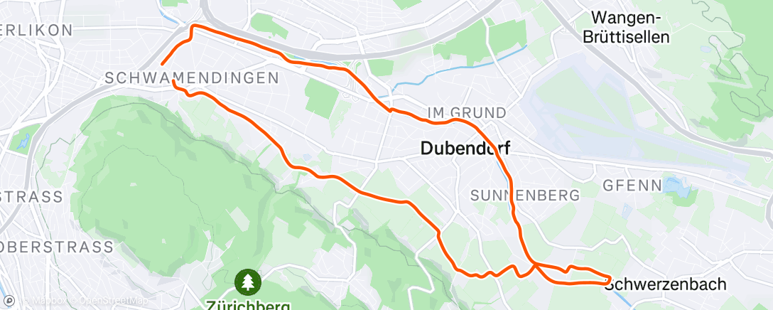 Map of the activity, Last run of 2025