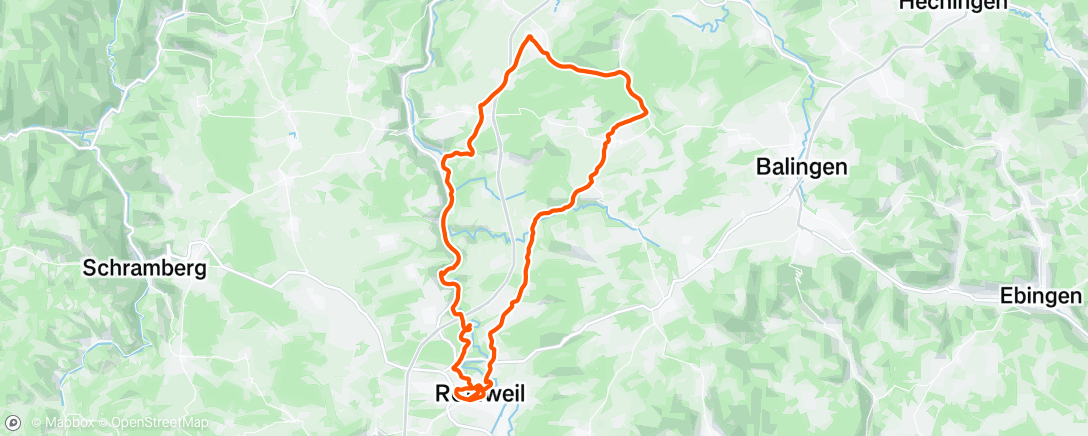 Map of the activity, Fahrt am Nachmittag