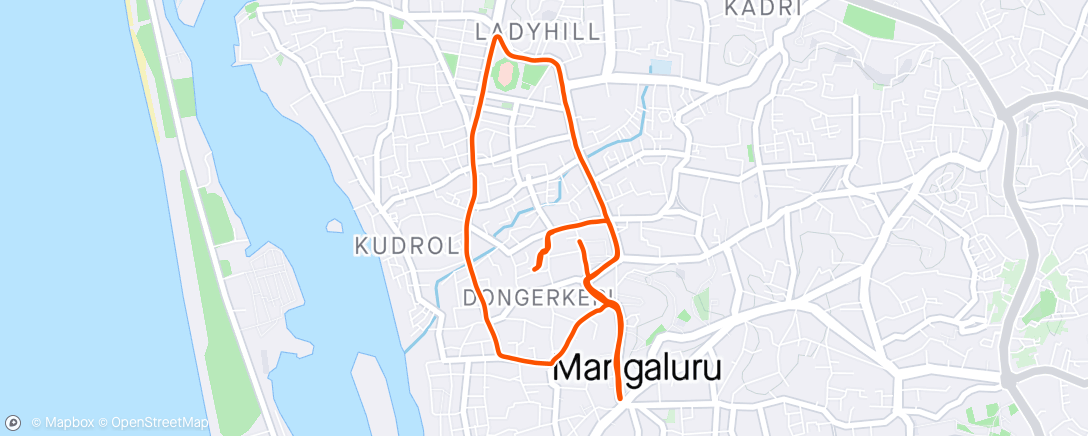 Map of the activity, Morning Ride