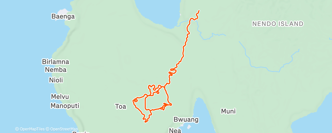 Map of the activity, Zwift - Garmin UNBOUND Gravel Training Plan | Time To Get Dirty! on Island Hopper in Makuri Islands